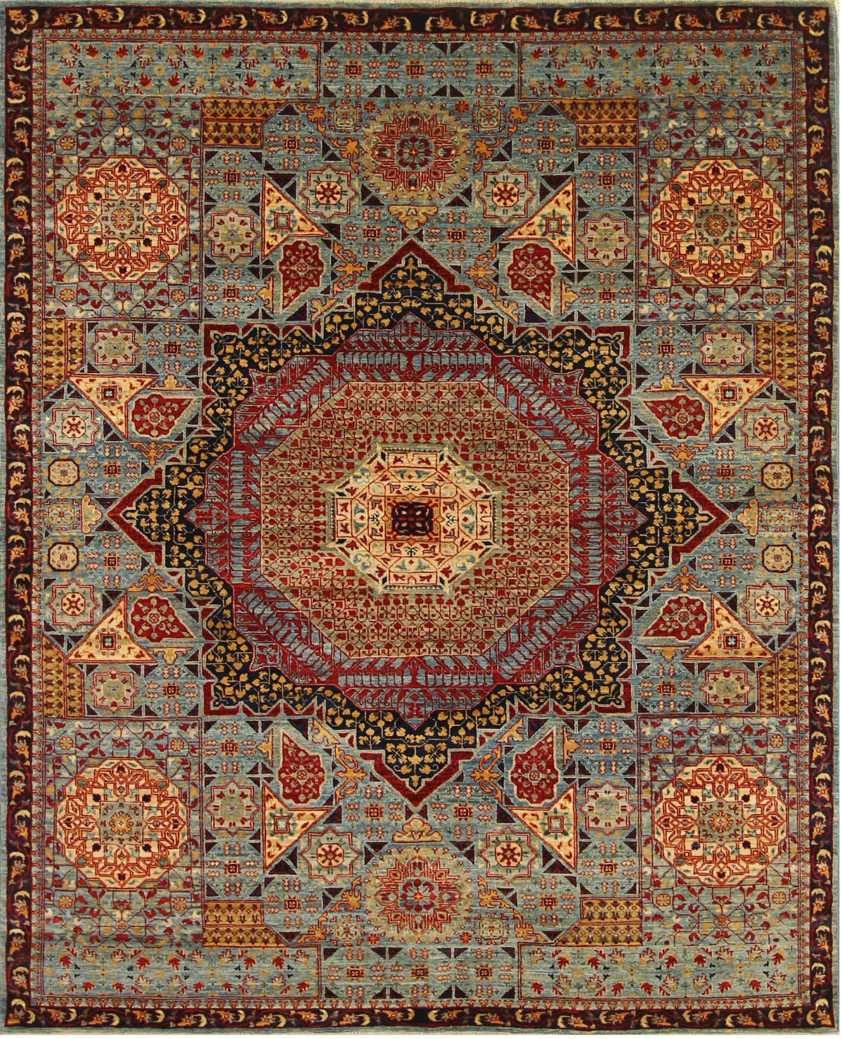 5x7 Mamluk Afghan Traditional Rug