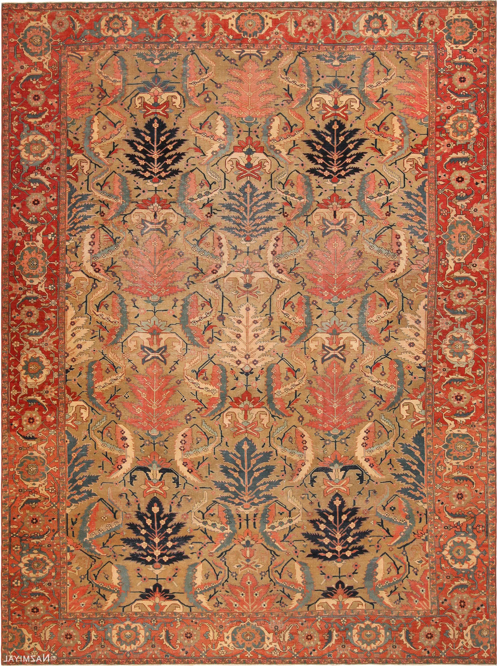 9'2"x12'2" Serapi, Classic
