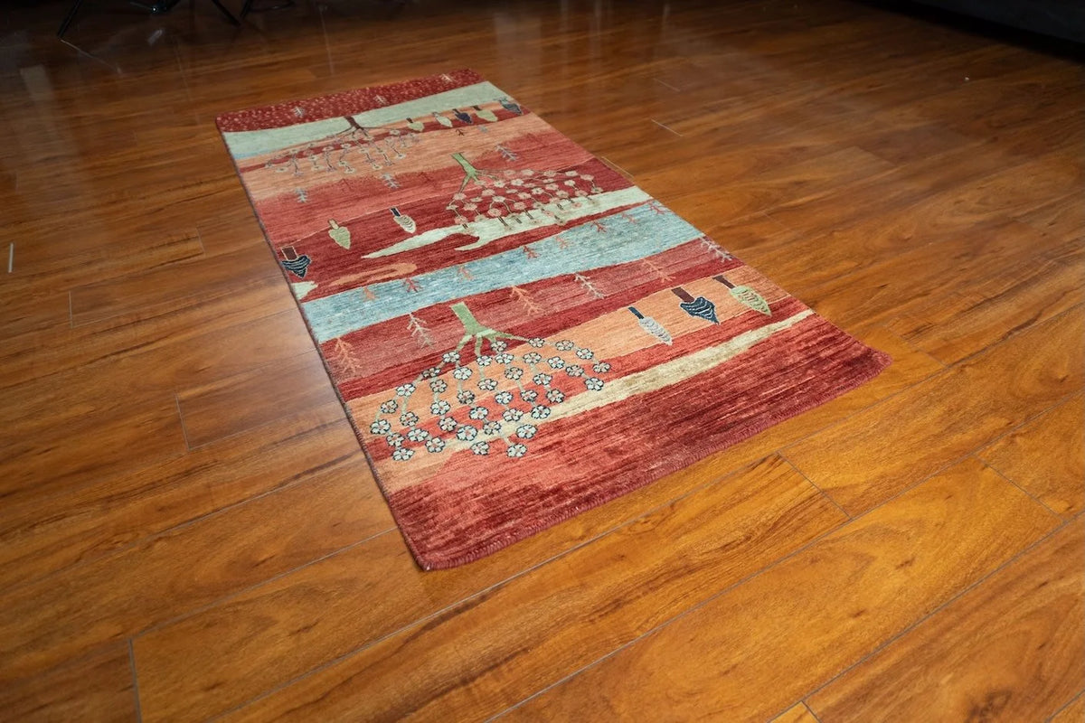 2'8"x5'9" Luri Gabbeh, Tribal