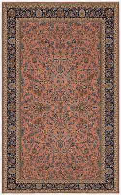 9'7"×16'1" Kashan, Antique