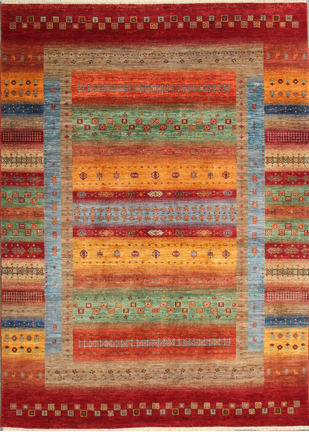 8x10 Kazak Caucasian Traditional Rug