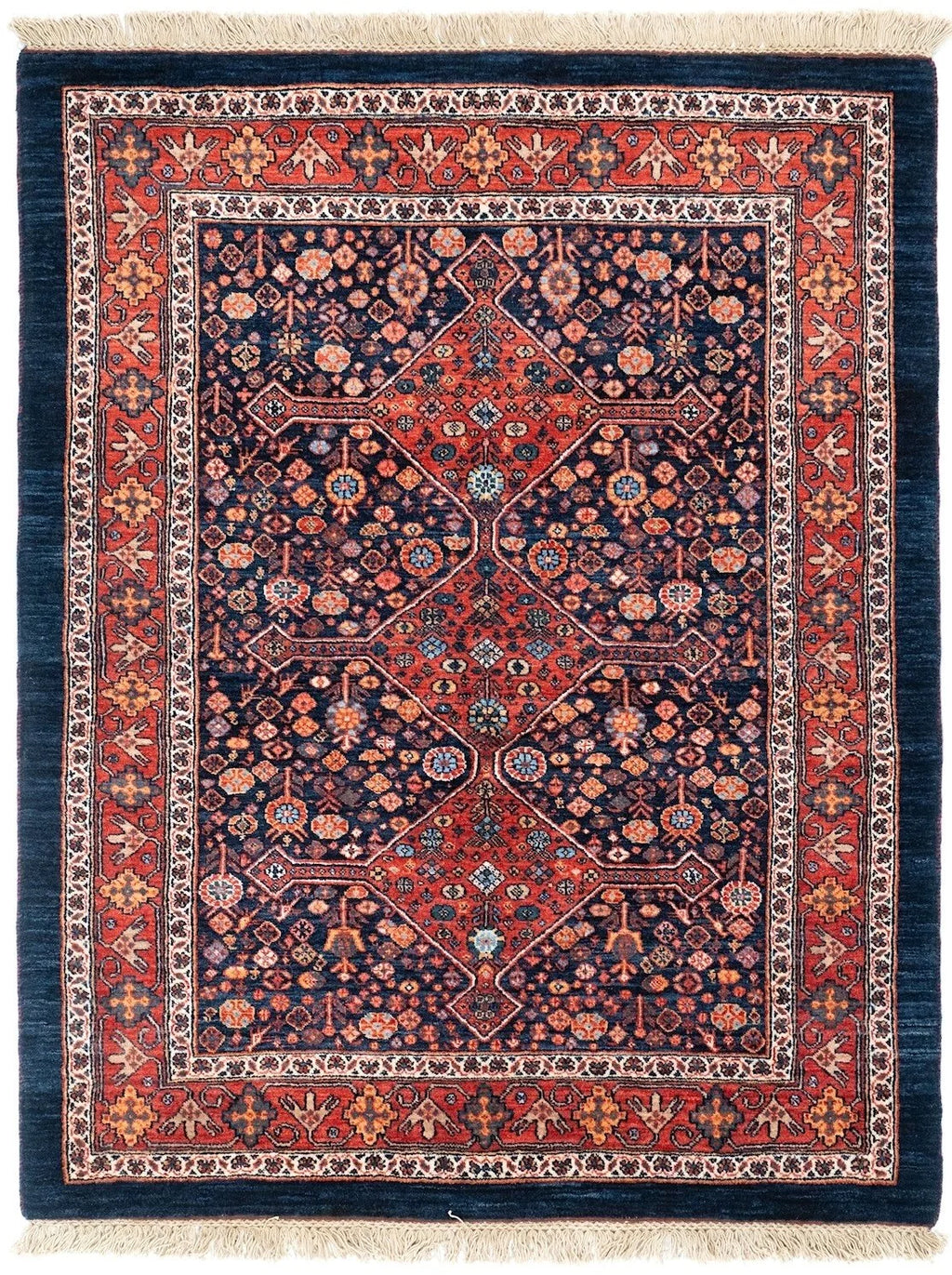 4x6 Qashqaii Persian Tribal Rug