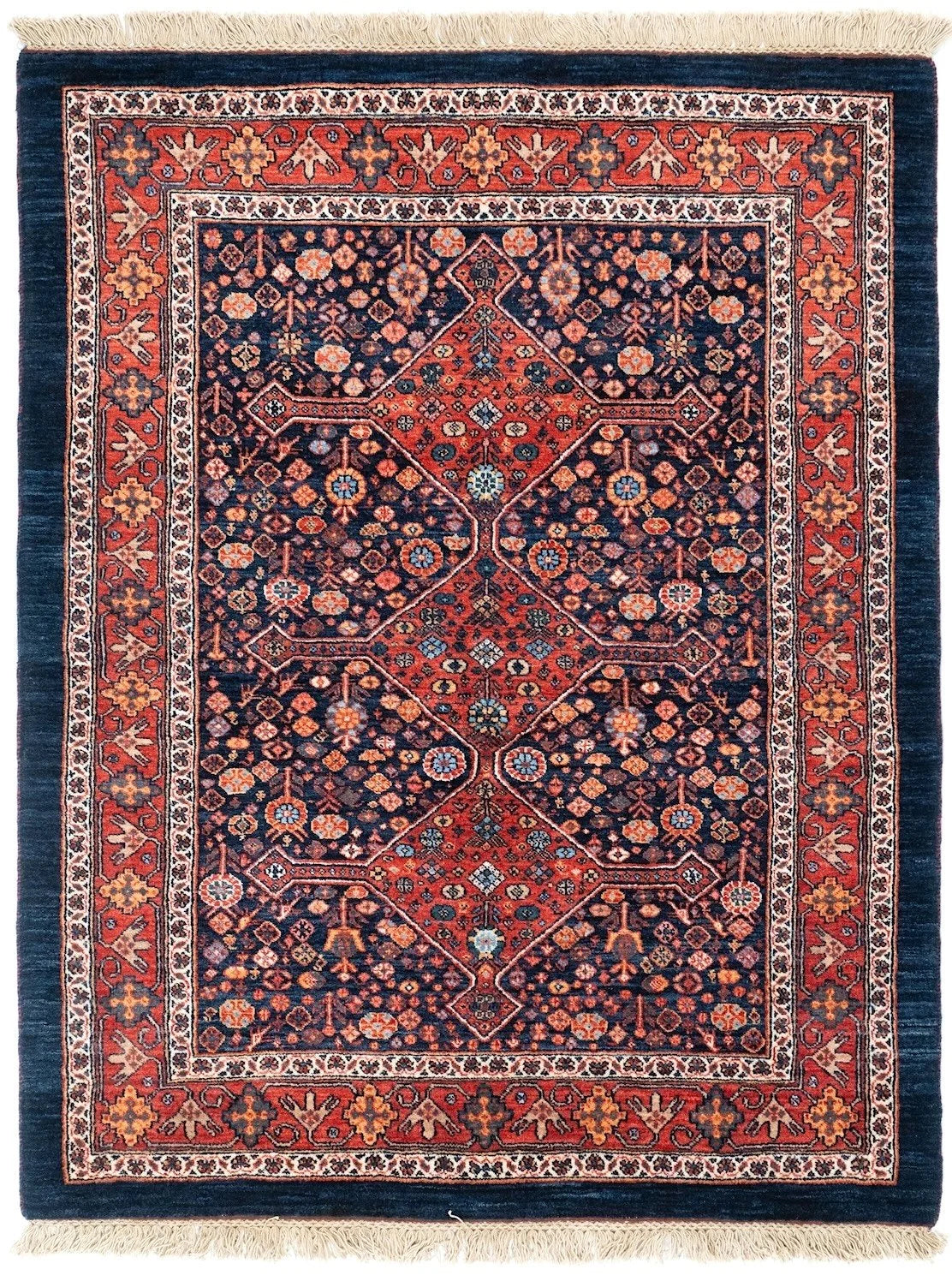 4x6 Qashqaii Persian Tribal Rug