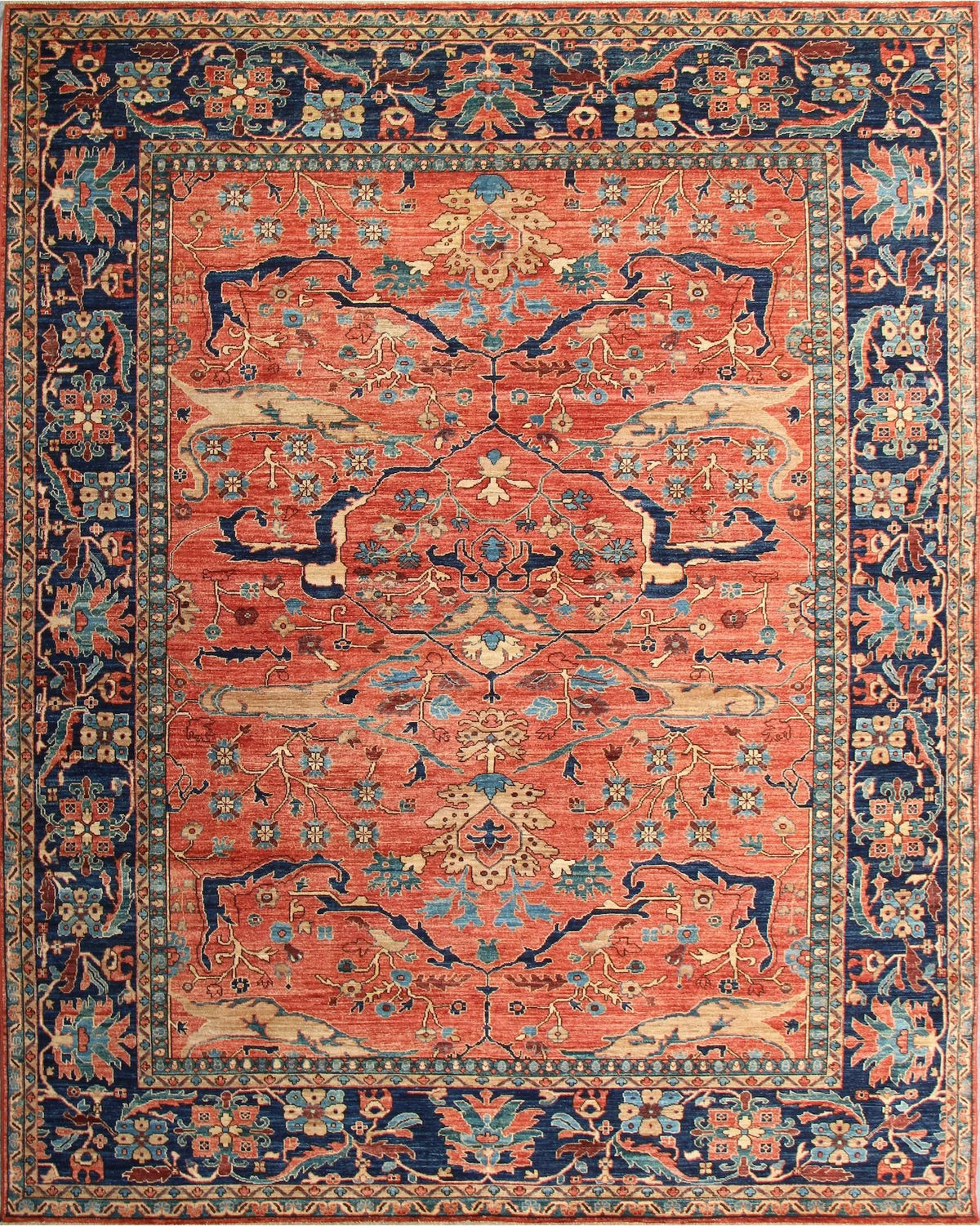 9x12 Sultanabad Persian Traditional Rug