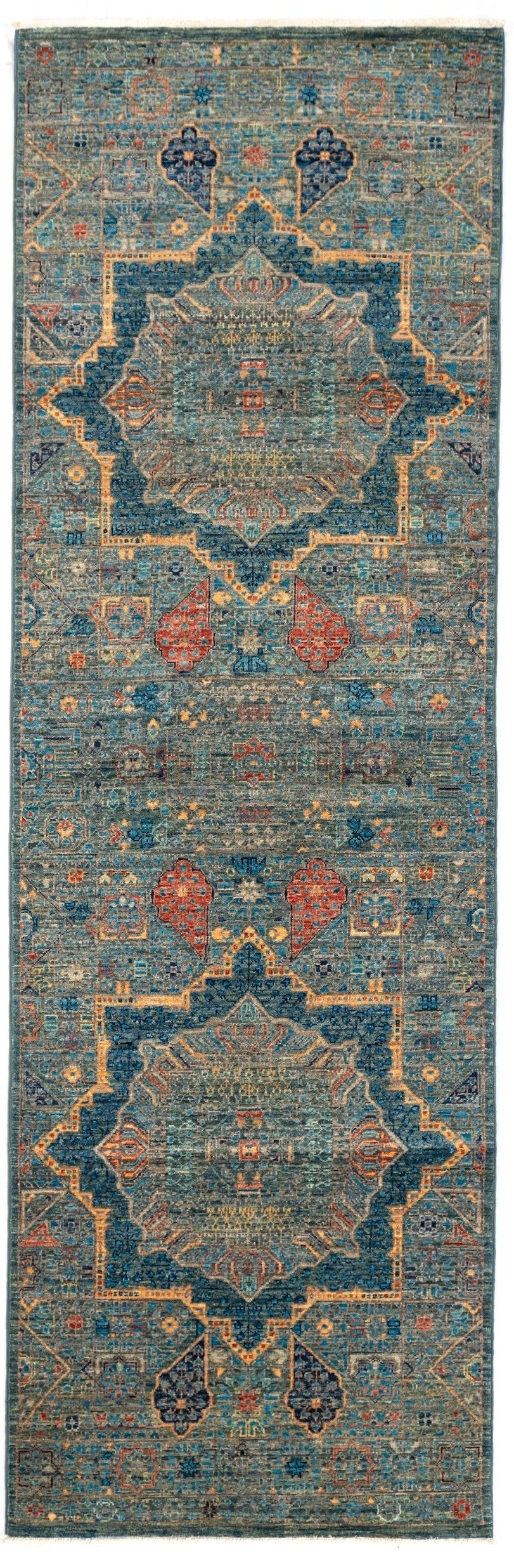 Runner Mamluk Afghan Traditional Rug