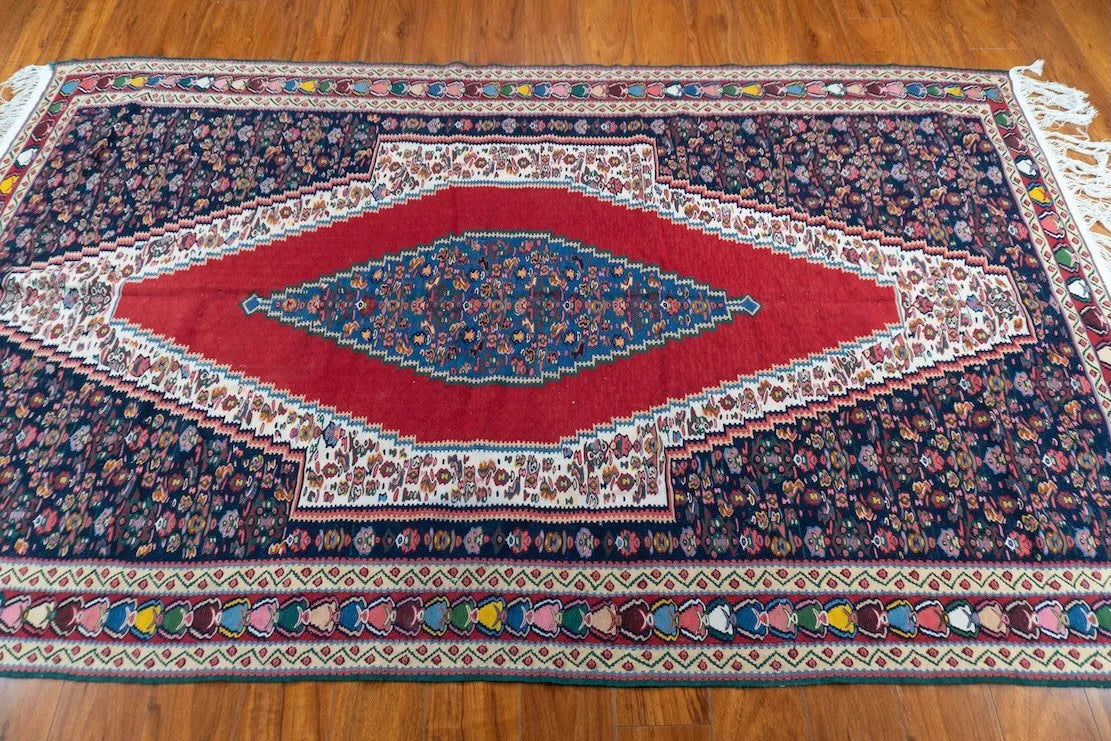 4'8"x8'2" Senneh, Tribal