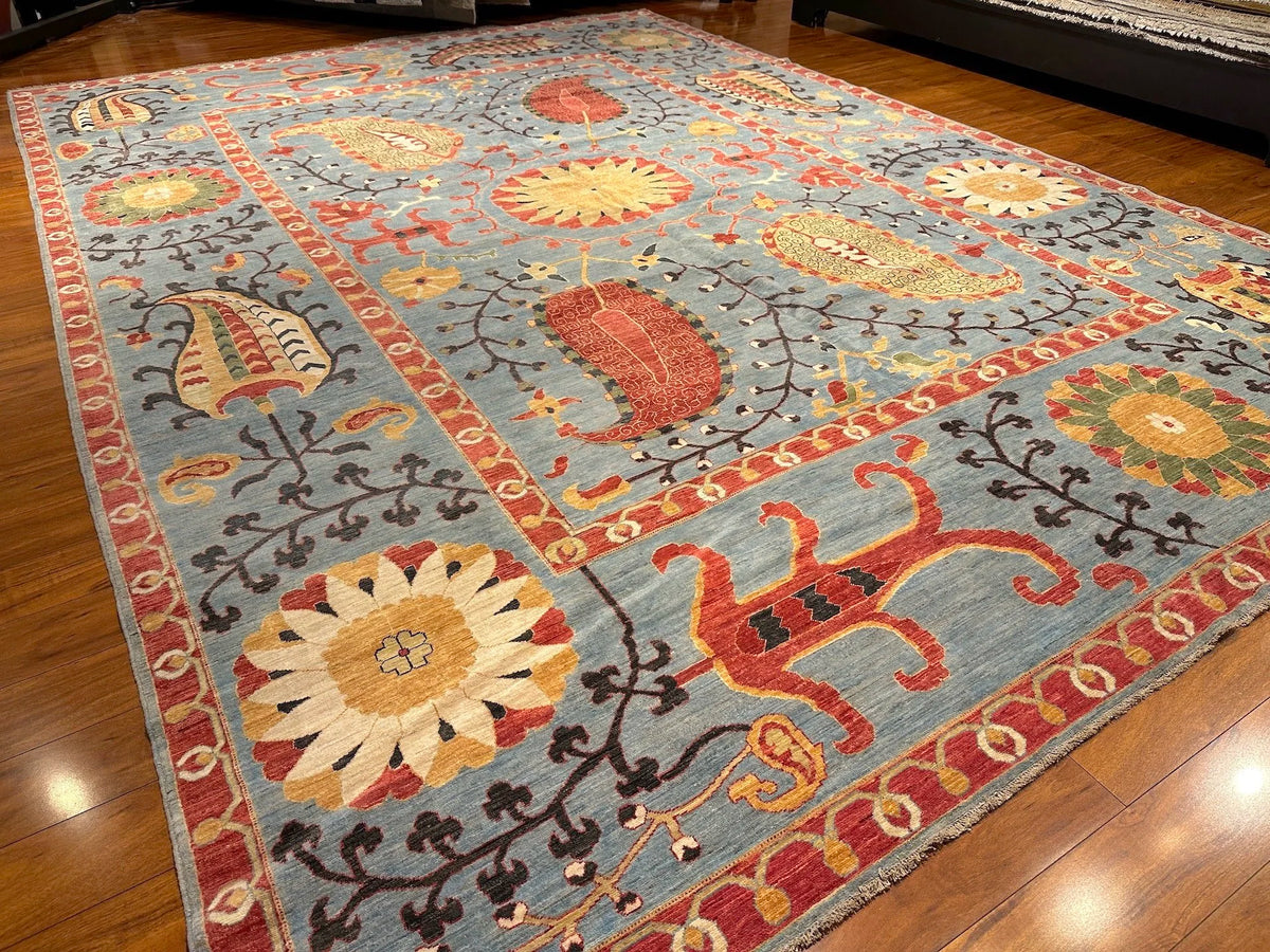 9'11"x14'3" Suzani, Classic