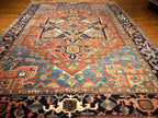 8'5"x11'4" Heriz, Antique