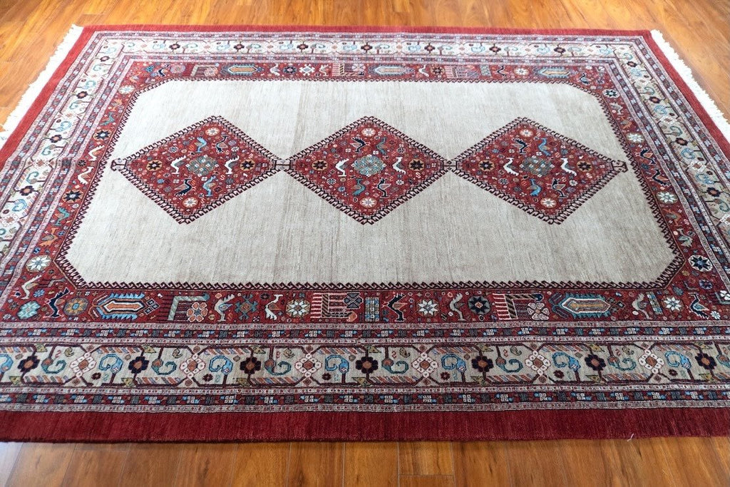 7'2"x10'2" Qashqaii, Tribal