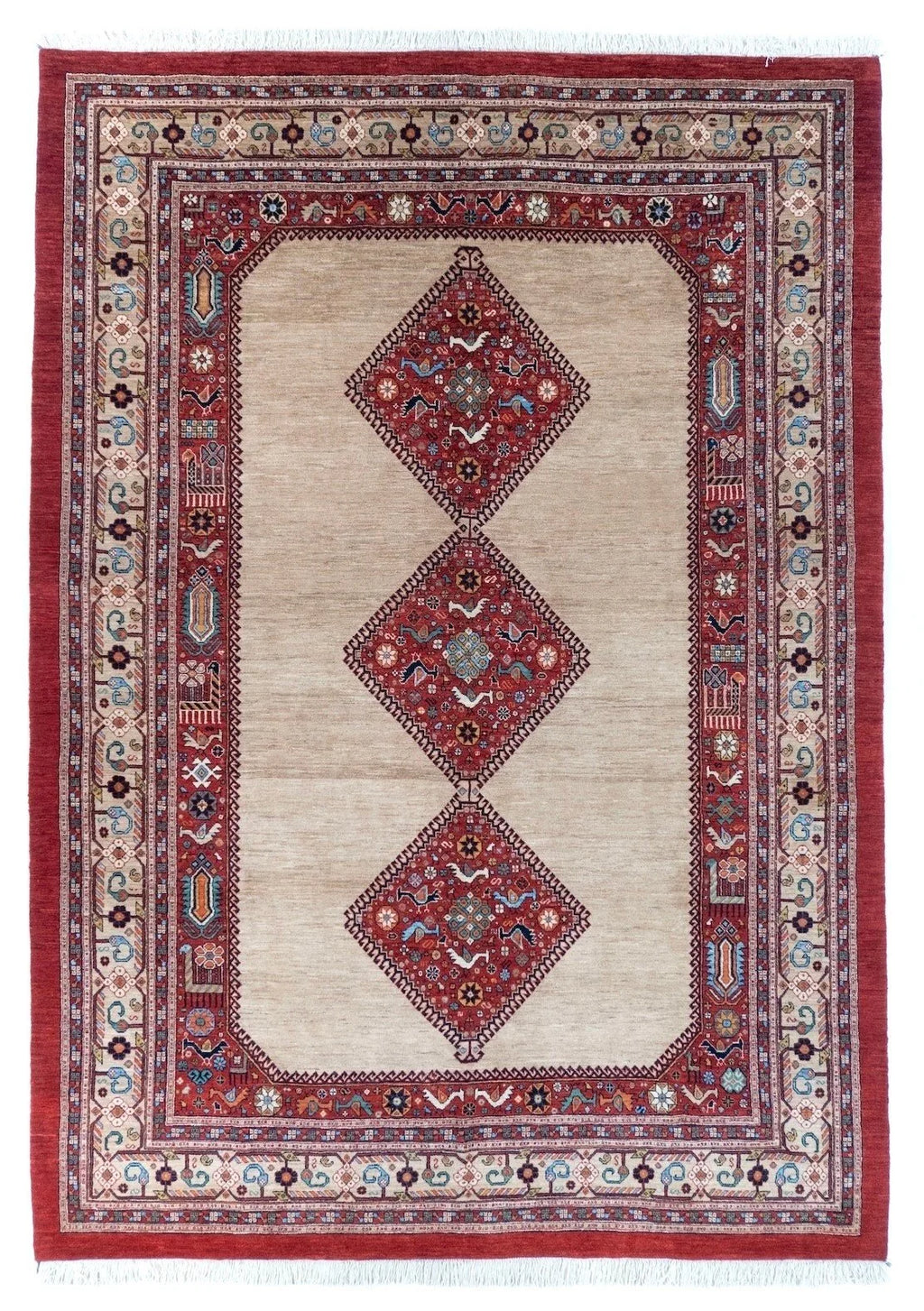8x10 Qashqaii Persian Tribal Rug