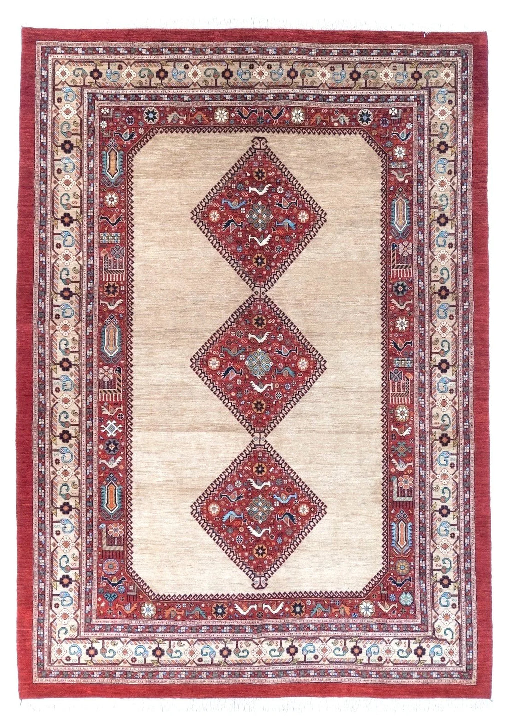 7'2"x10'2" Qashqaii, Tribal