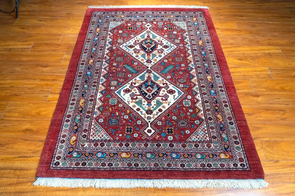 4'9"x6'4" Qashqaii, Tribal