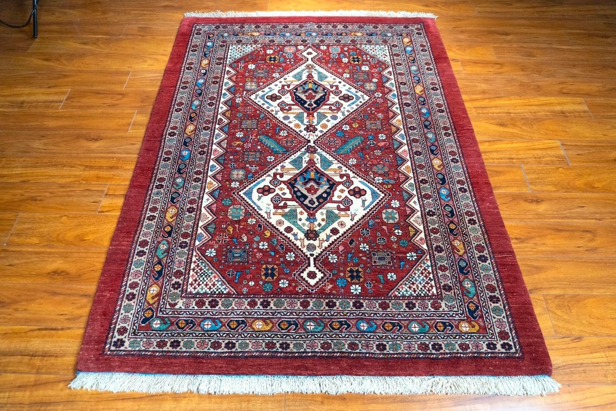 4'9"x6'4" Qashqaii, Tribal