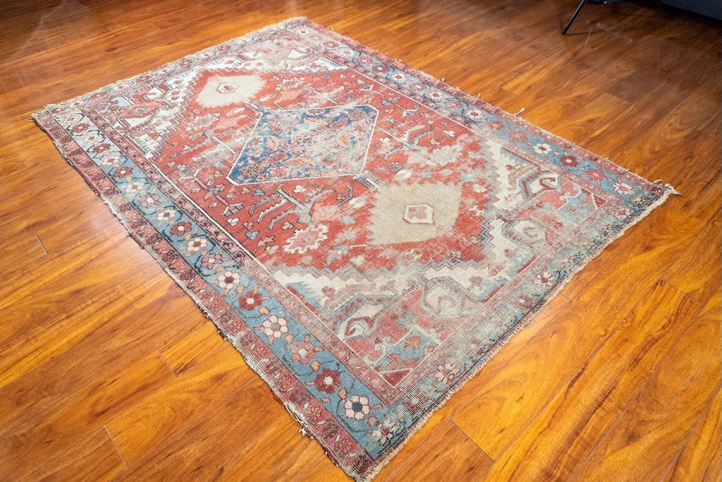 5'3"x7'4" Serapi, Antique