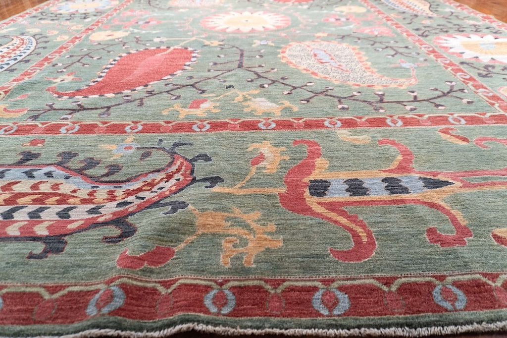 8'2" x 10'2" Suzani, Tribal