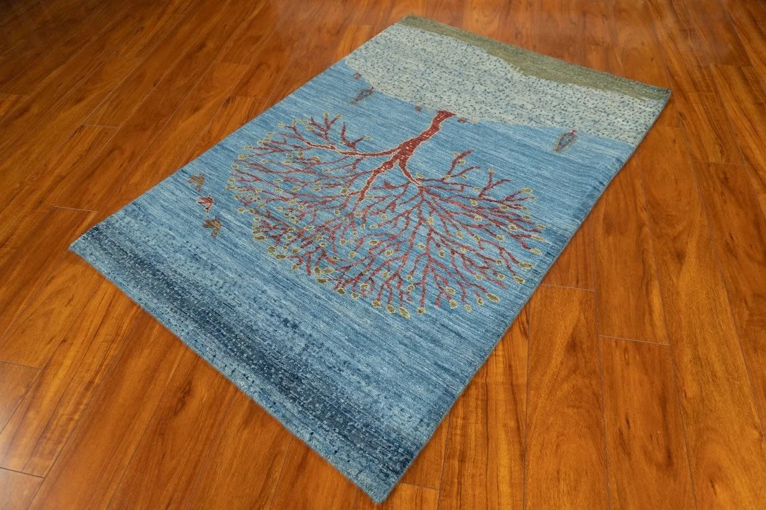 3'3"x4'10" Luri Gabbeh, Tribal
