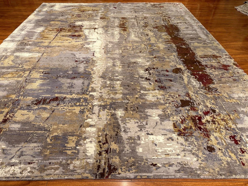 8'x10' Brushed Art, Modern