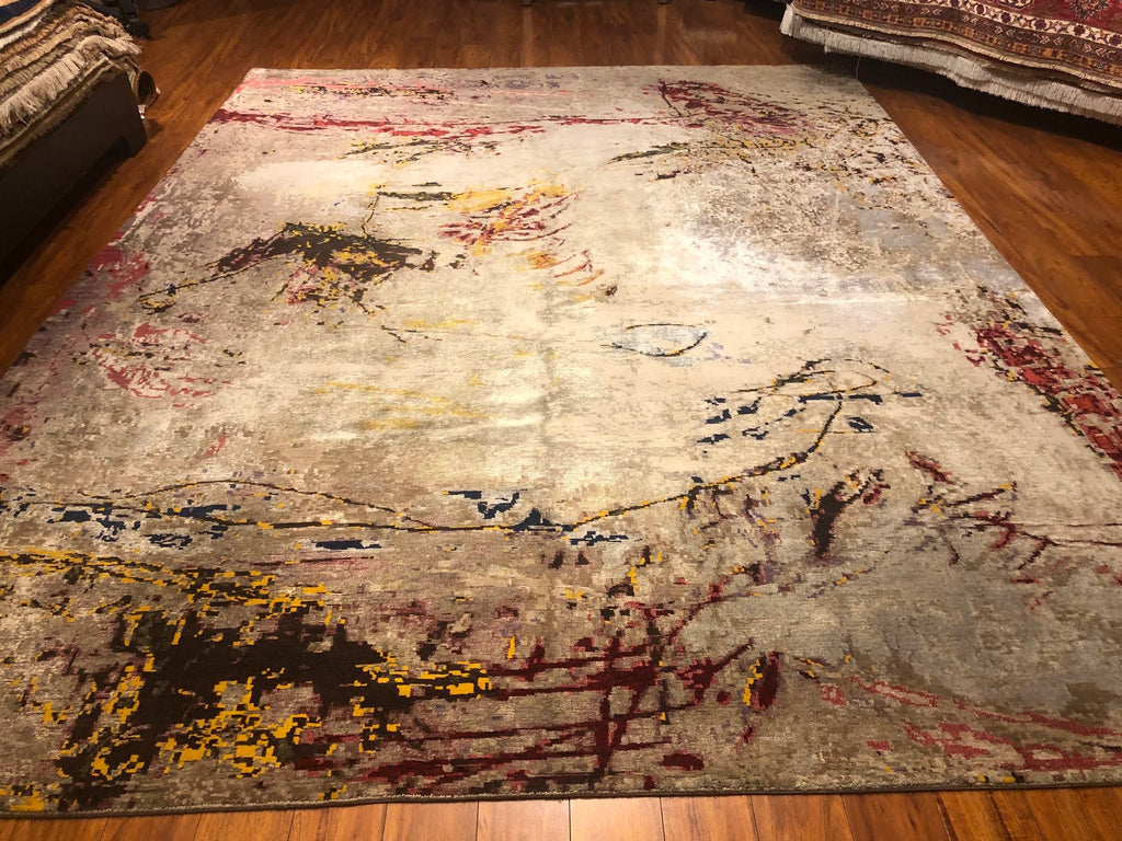 9'x12' Fleurs Ceil, Modern