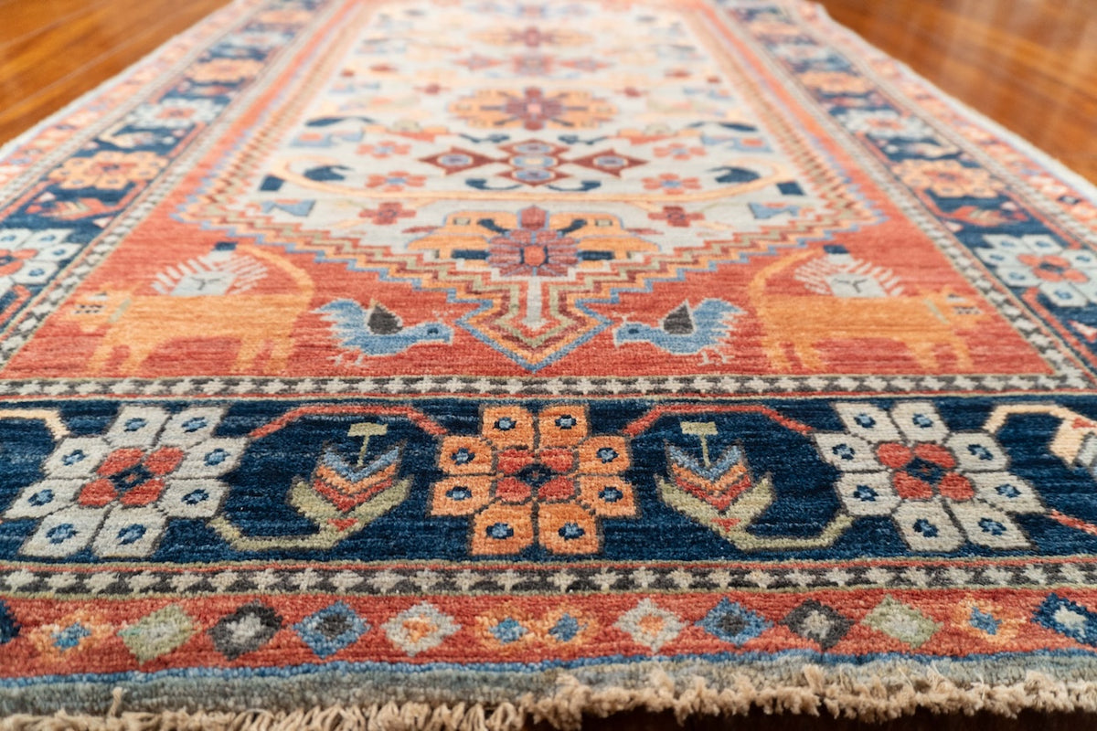 3'1"x 4'11" Qashqaii, Tribal