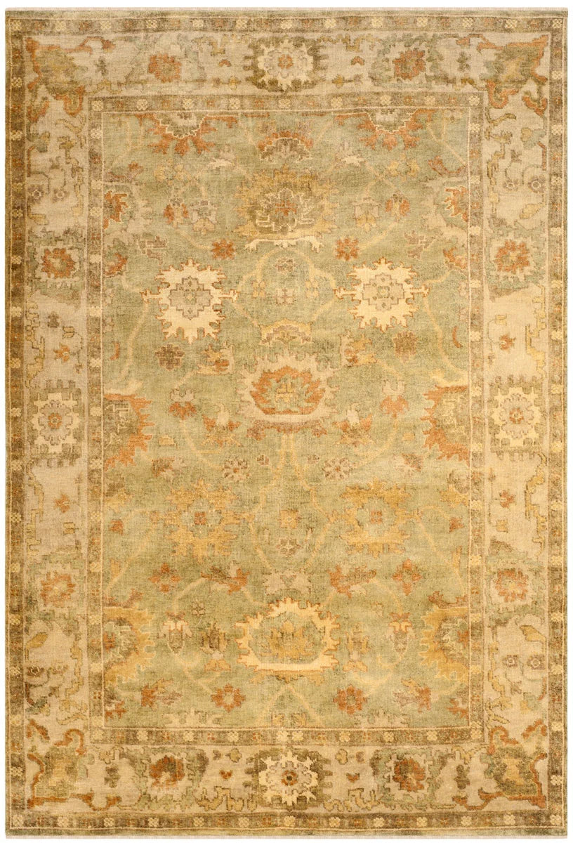 4x6 Oushak Indian Traditional Rug