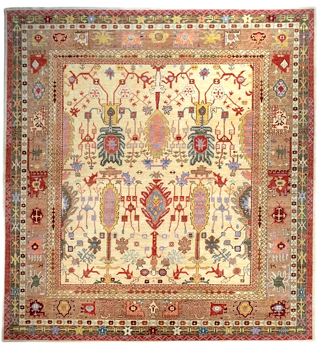9'5"x10'2" Oushak, Classic