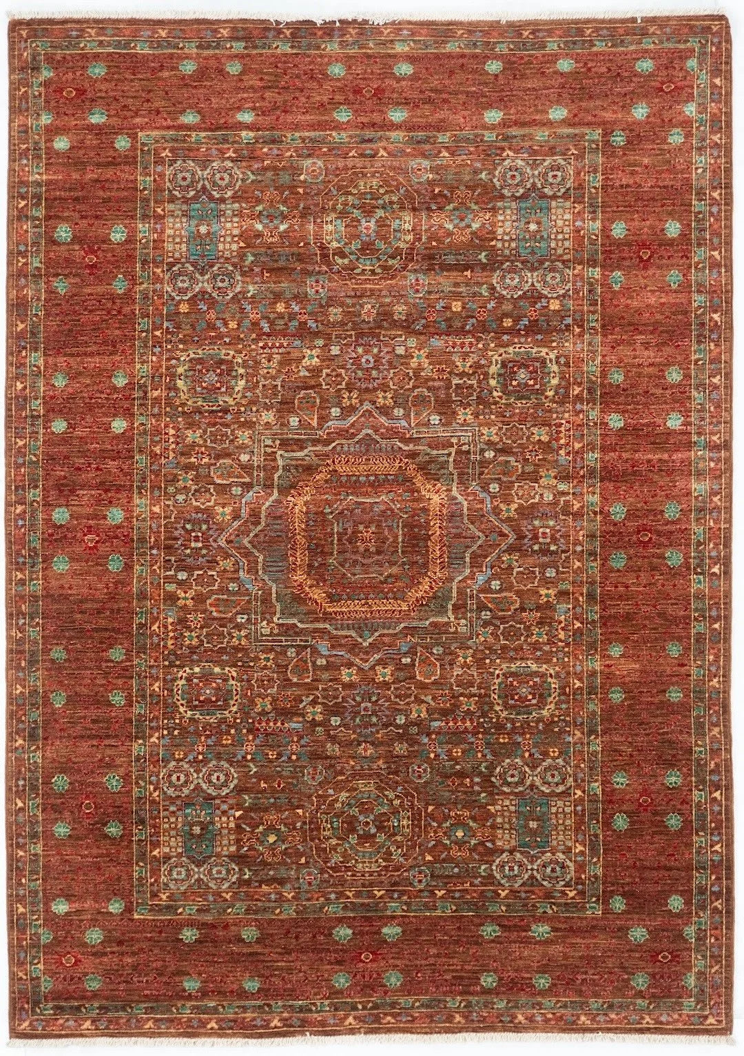 4x6 Mamluk Afghan Traditional Rug