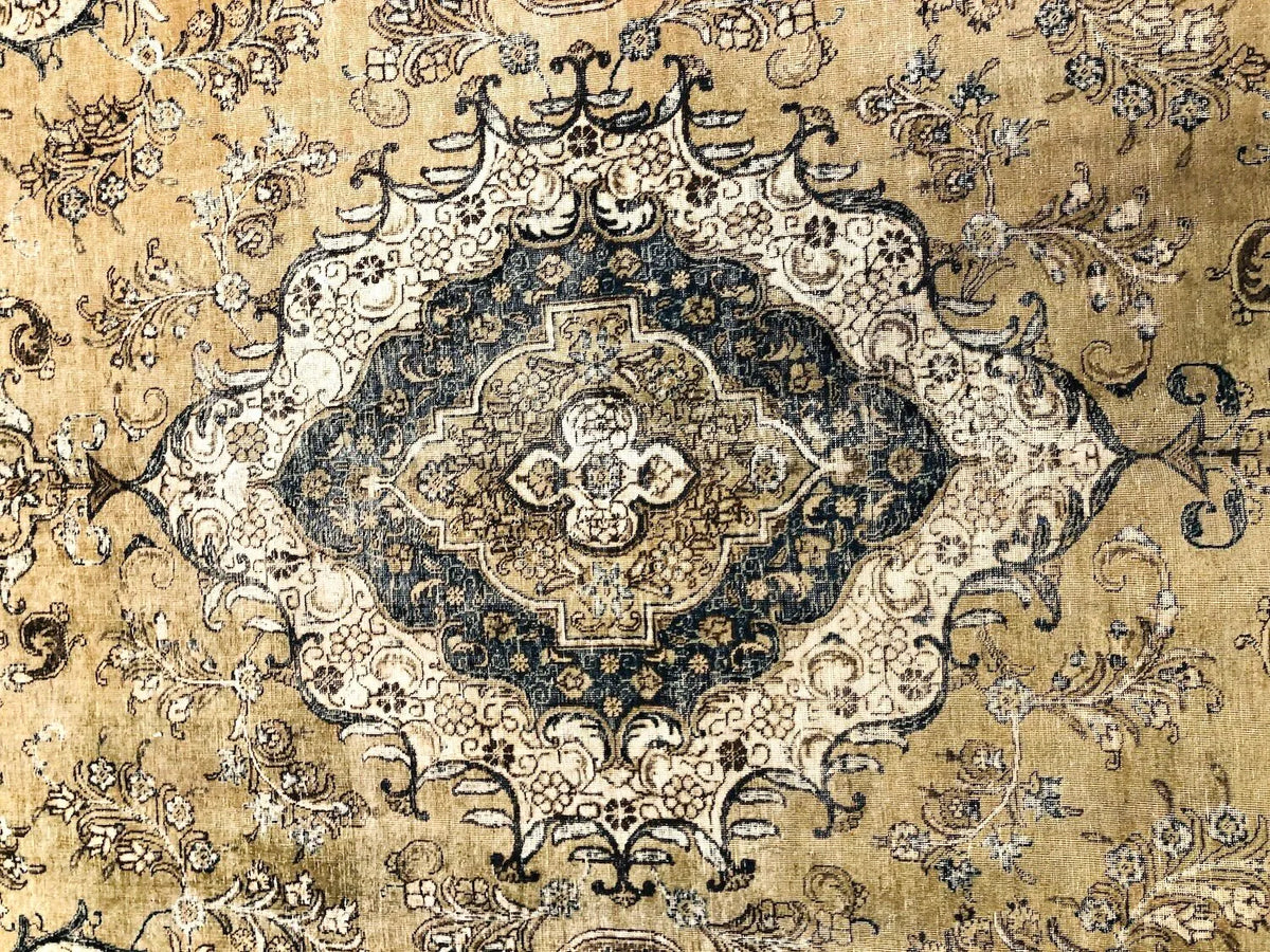 9'8"x15'8" Vintage Tabriz, Transitional