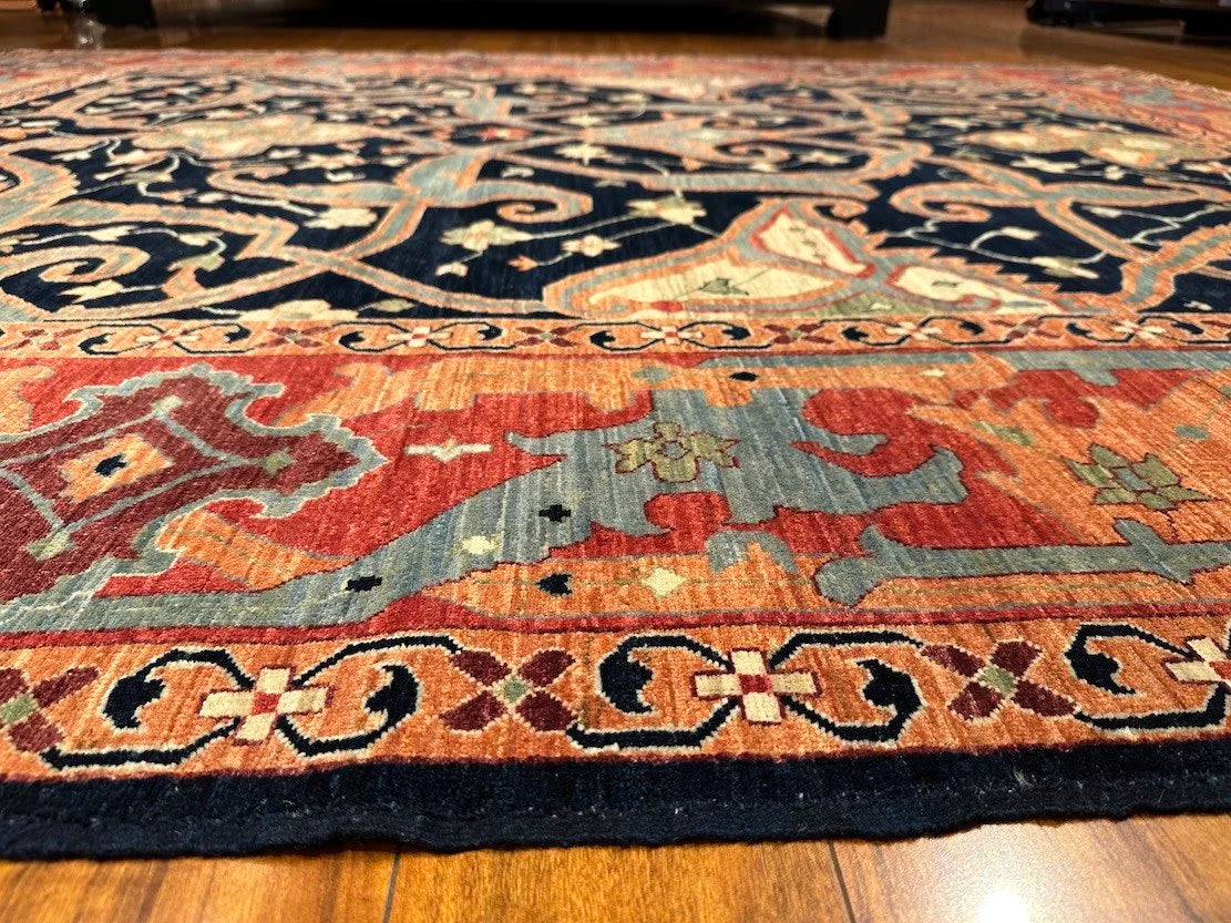 8'x9'10" Bijar, Tribal