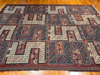 6'7"x9' Dragon Verneh Sileh, Antique