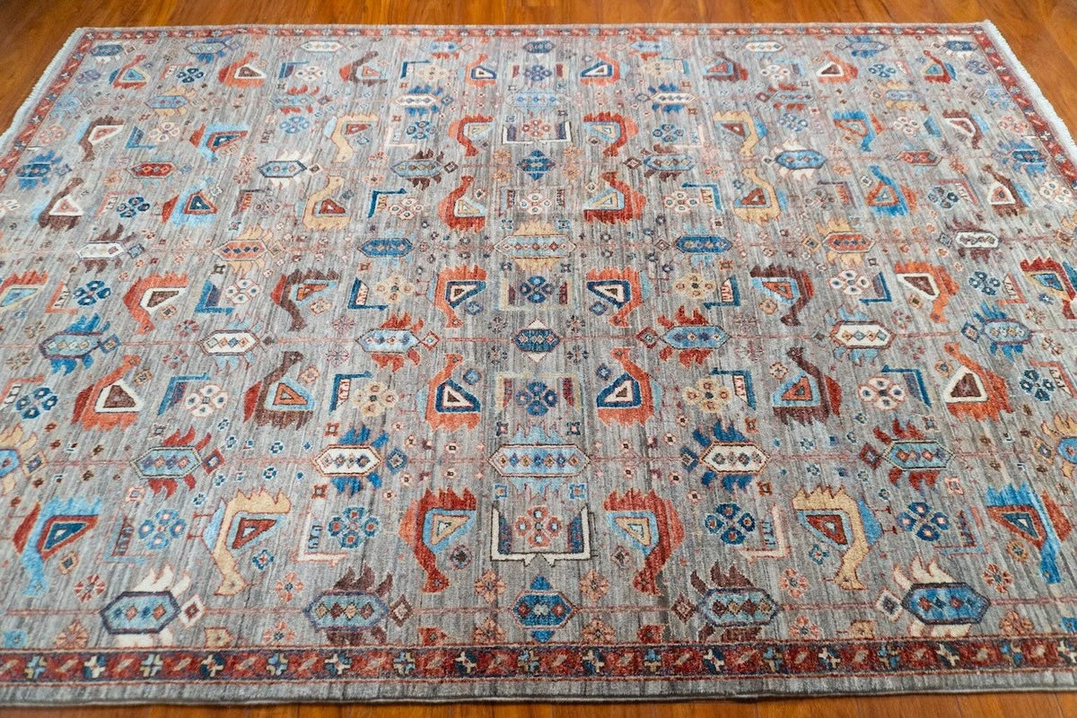 5'10"x8'7" Qashqaii, Tribal