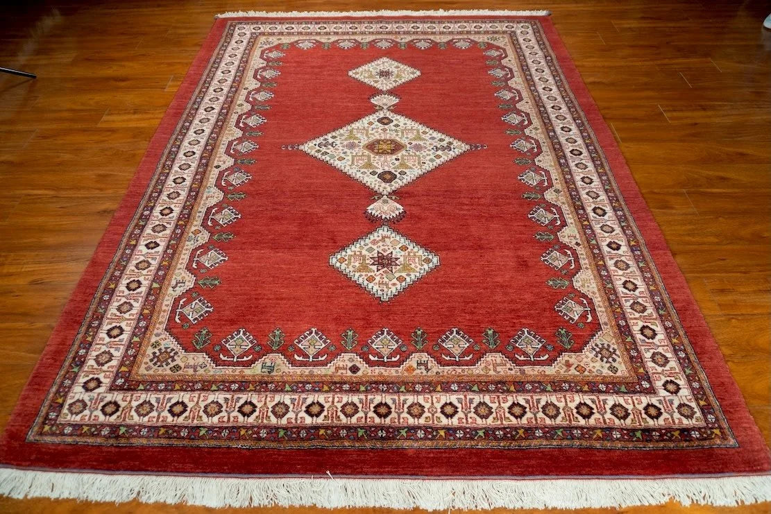 6'2"x8'3" Qashqaii, Tribal