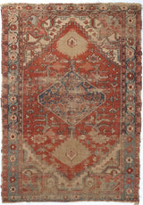 5'3"x7'4" Serapi, Antique