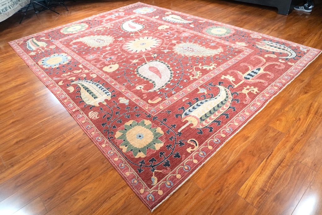 9' x 12' Suzani, Tribal