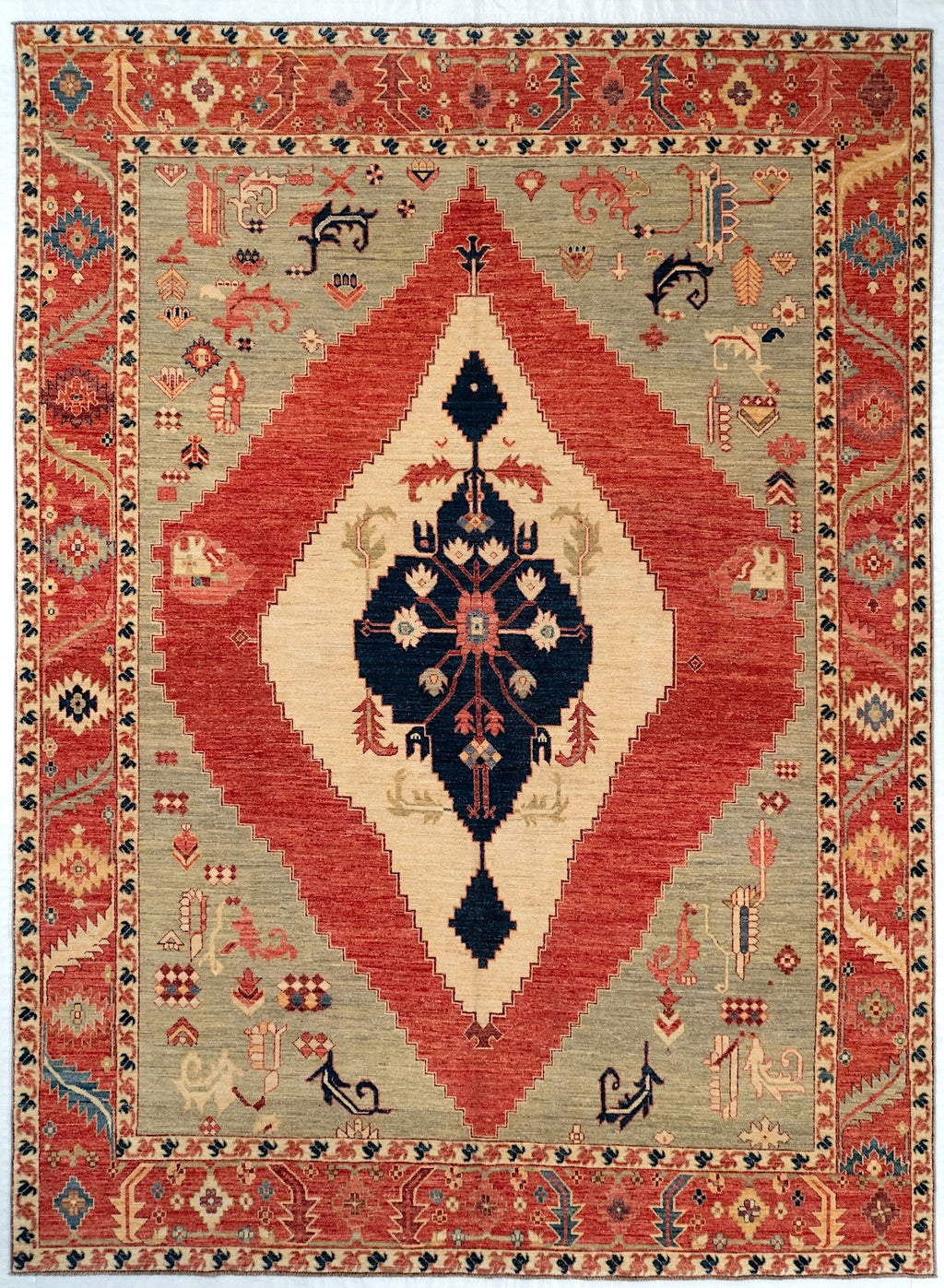 7'10 X 10' 7" Bakhshayesh, Tribal