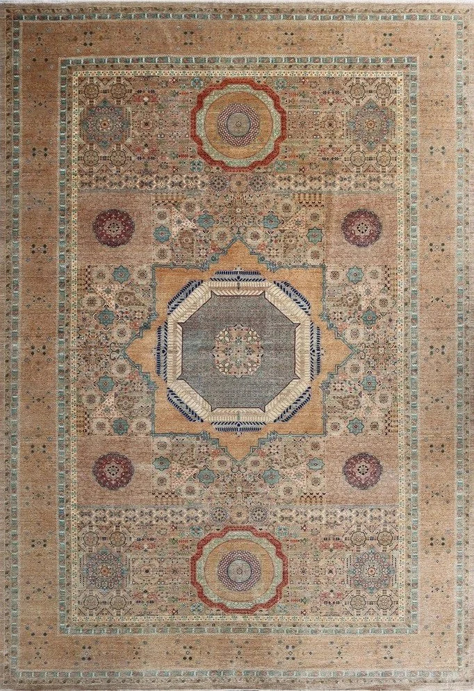 12x18 Mamluk Afghan Traditional Rug