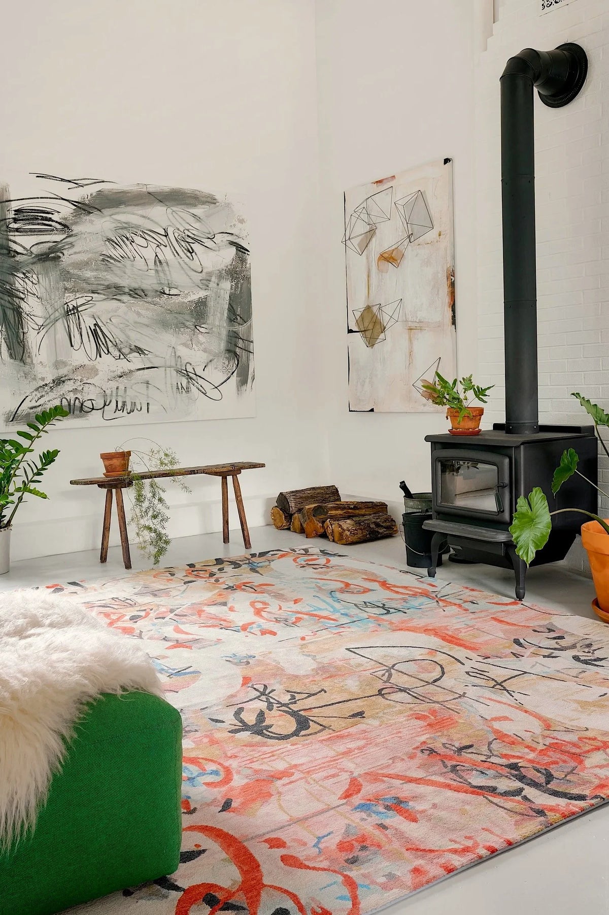 6'x9' Alinda, Modern