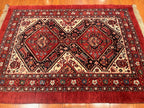 2'11"x3'11" Qashqaii, Tribal (Mah-bas)