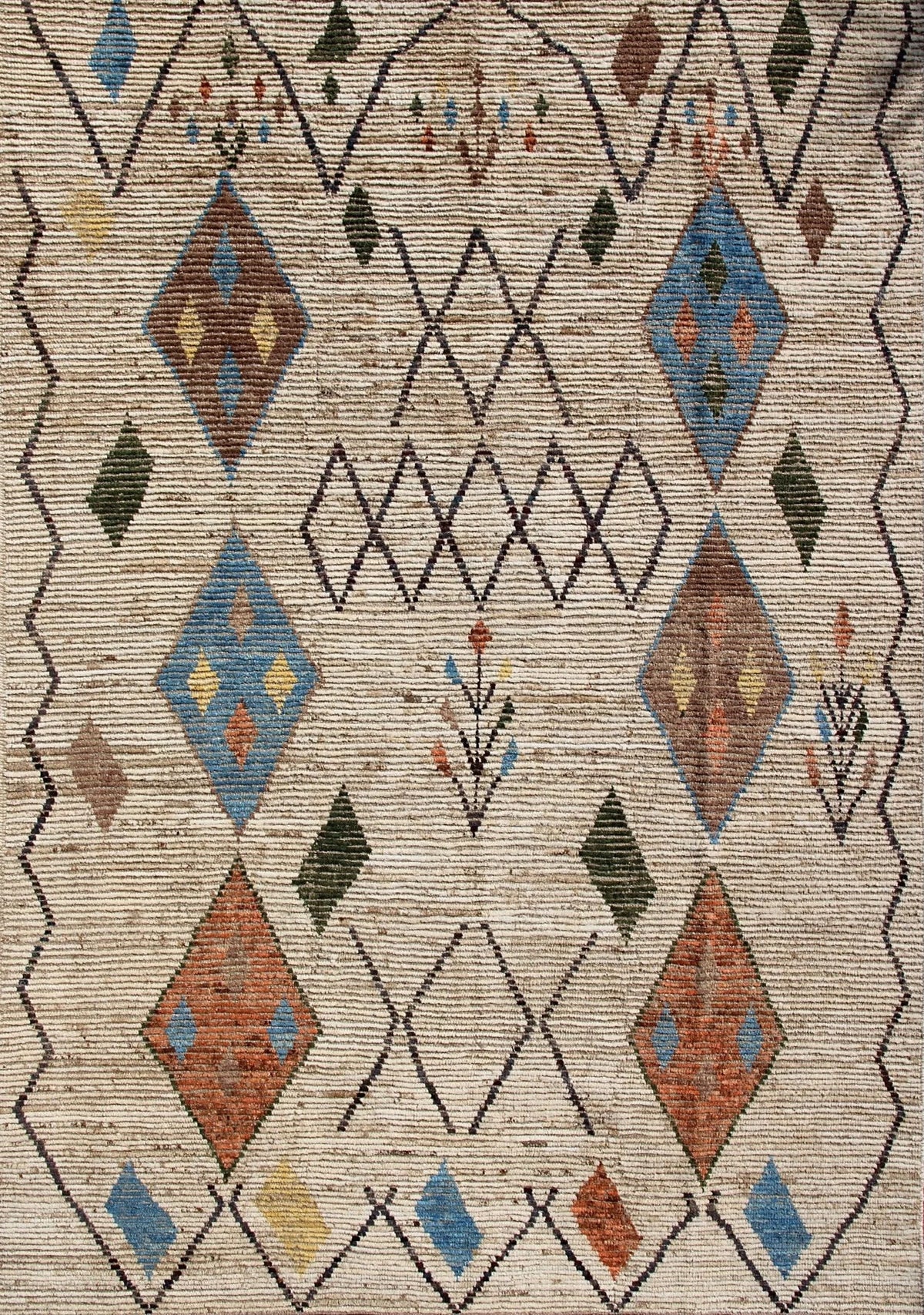 6x9 Moroccan Afghan Tribal Rug