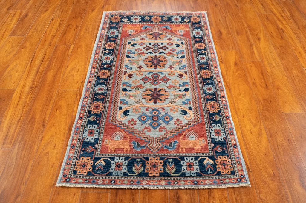 3'1"x 4'11" Qashqaii, Tribal