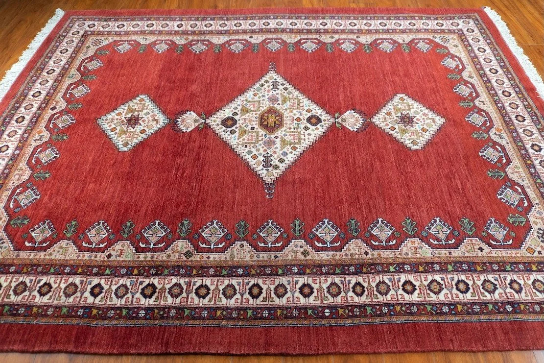 6'2"x8'3" Qashqaii, Tribal