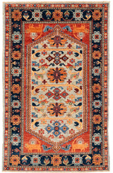 3'1"x 4'11" Qashqaii, Tribal