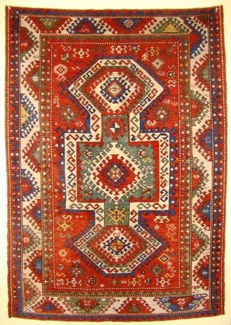 4'X5'8" Kazak, Antique