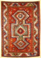 4'X5'8" Kazak, Antique