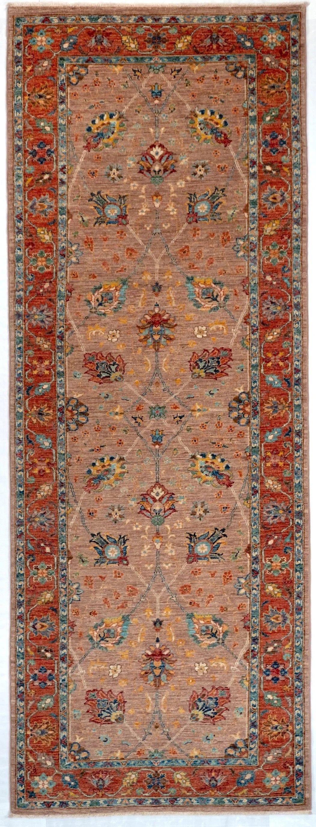 Runner Tabriz Afghan Traditional Rug