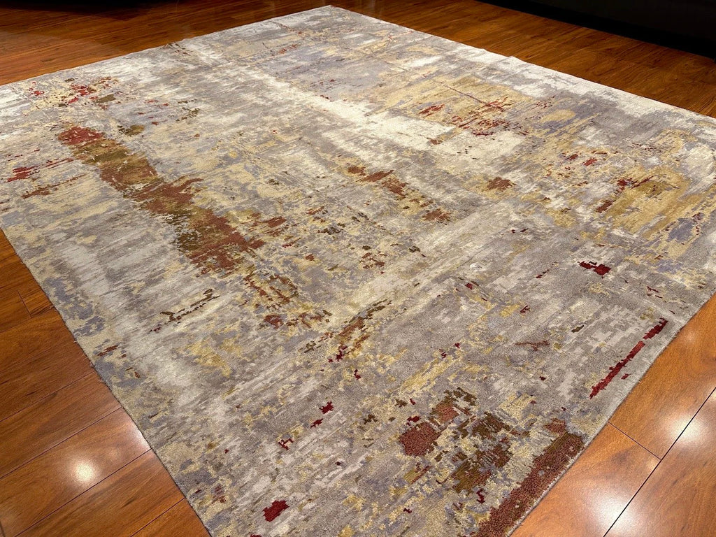 8'x10' Brushed Art, Modern