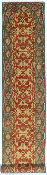 3'1"x19'9" Lotto Oushak, Tribal