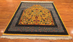 4'1"x4'5" Qashqaii, Tribal (Mehrab)