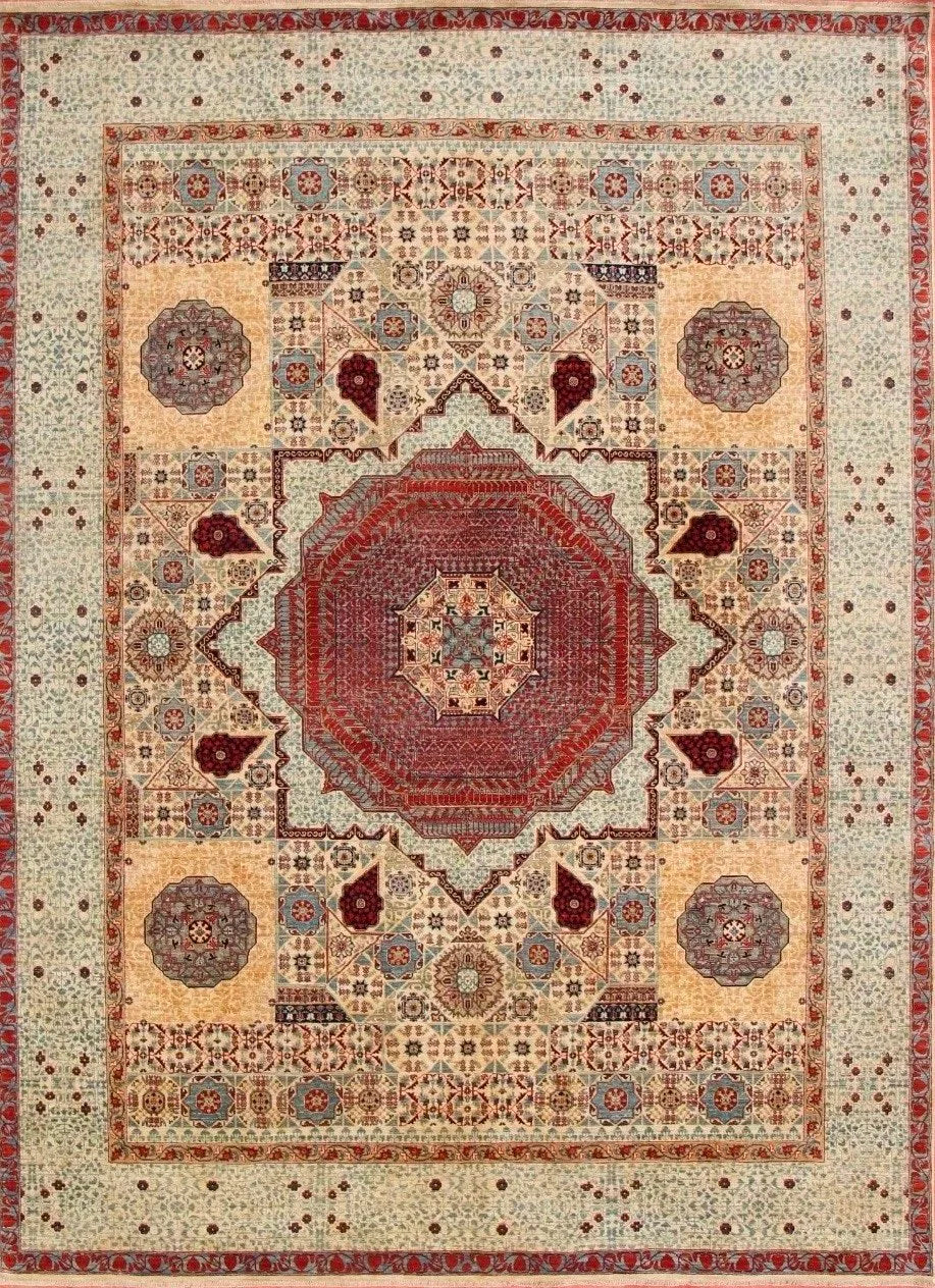 9x12 Mamluk Afghan Traditional Rug