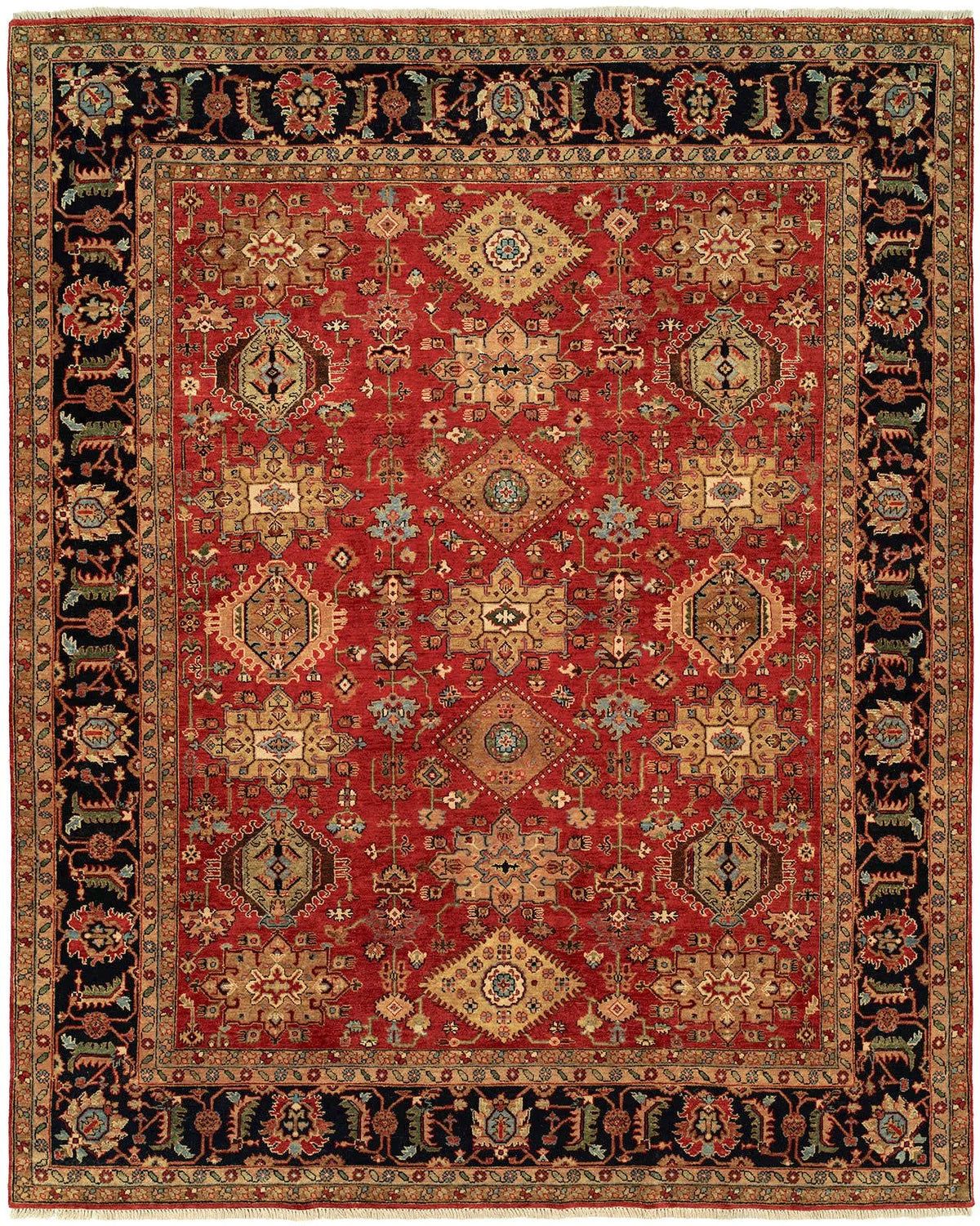 10x14 Karajeh Indian Traditional Rug