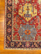 3'2"x9'10" Heriz, Tribal